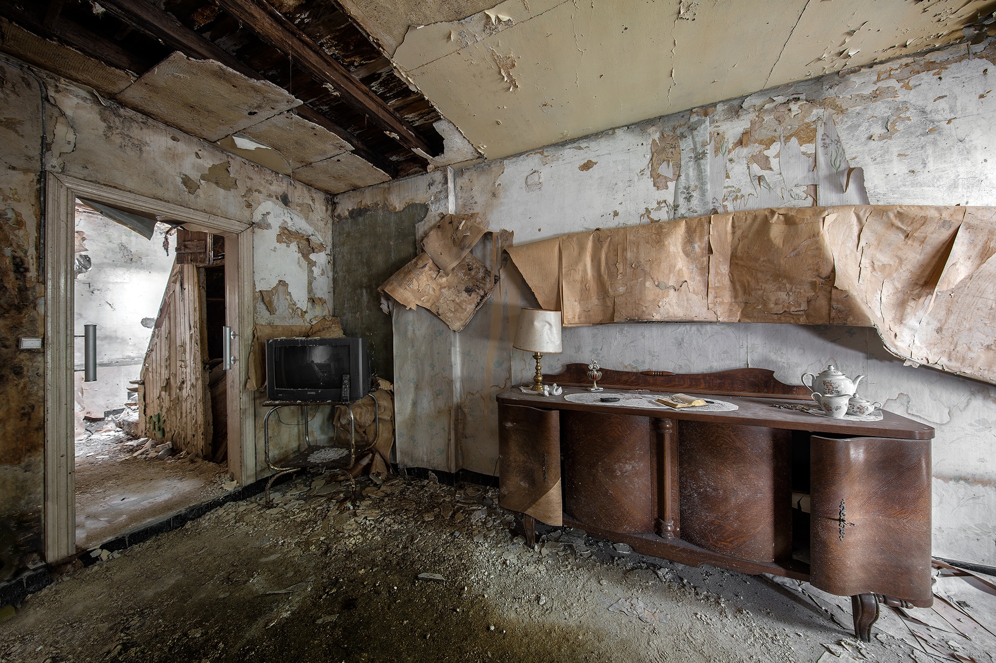 verlaten huis in belgie