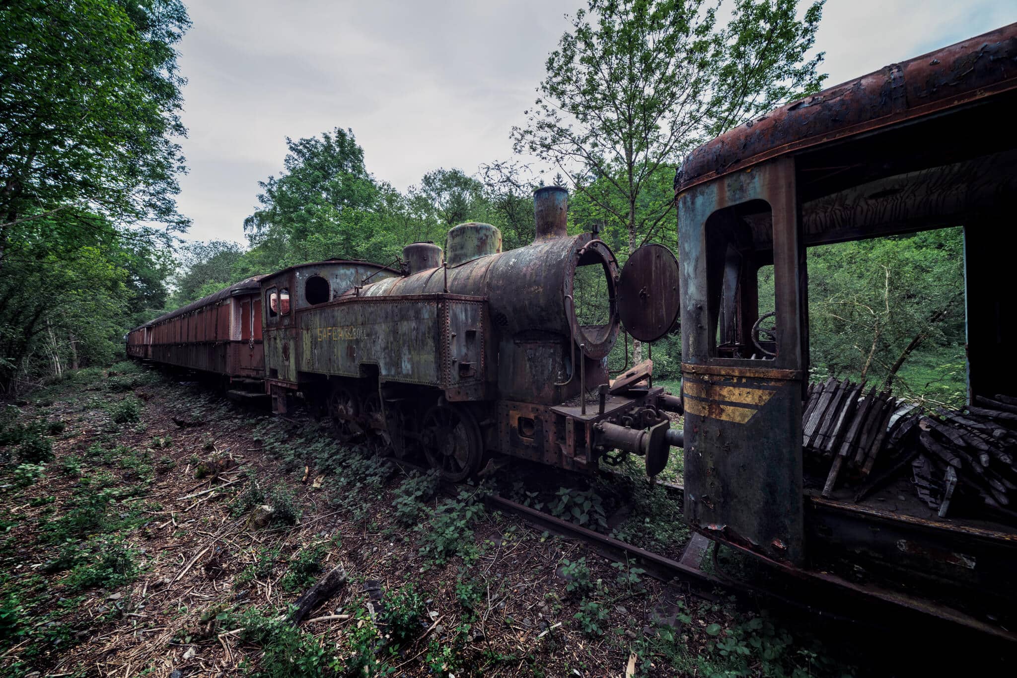 urbex stoomtrein